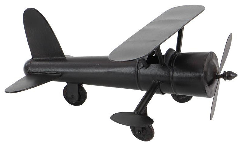 Brown Airplane Vintage Sculpture