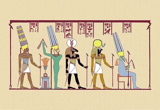 Amen-Ra, King of the Gods- Fine Art Giclee Print 24" x 36"