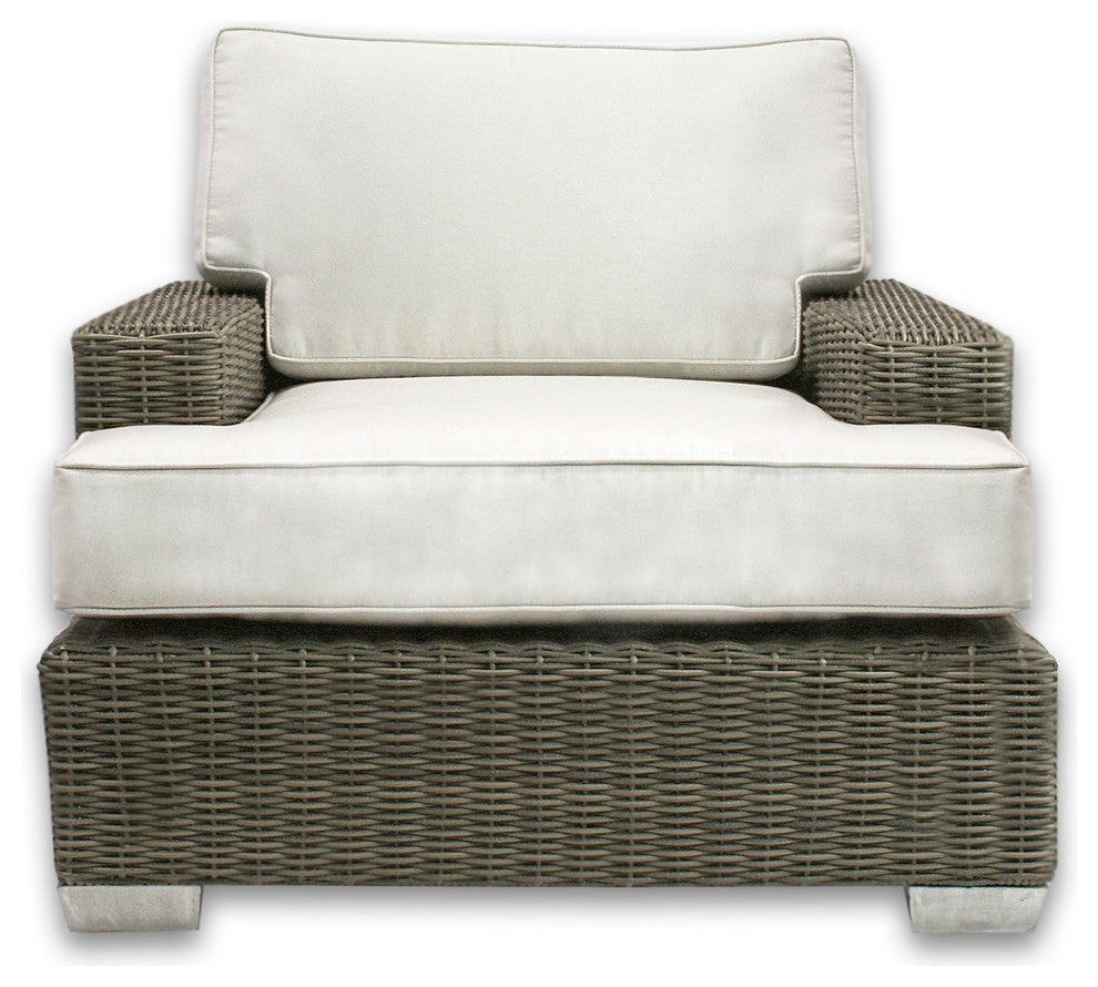 Palisades Outdoor Club Chair, Canvas Black