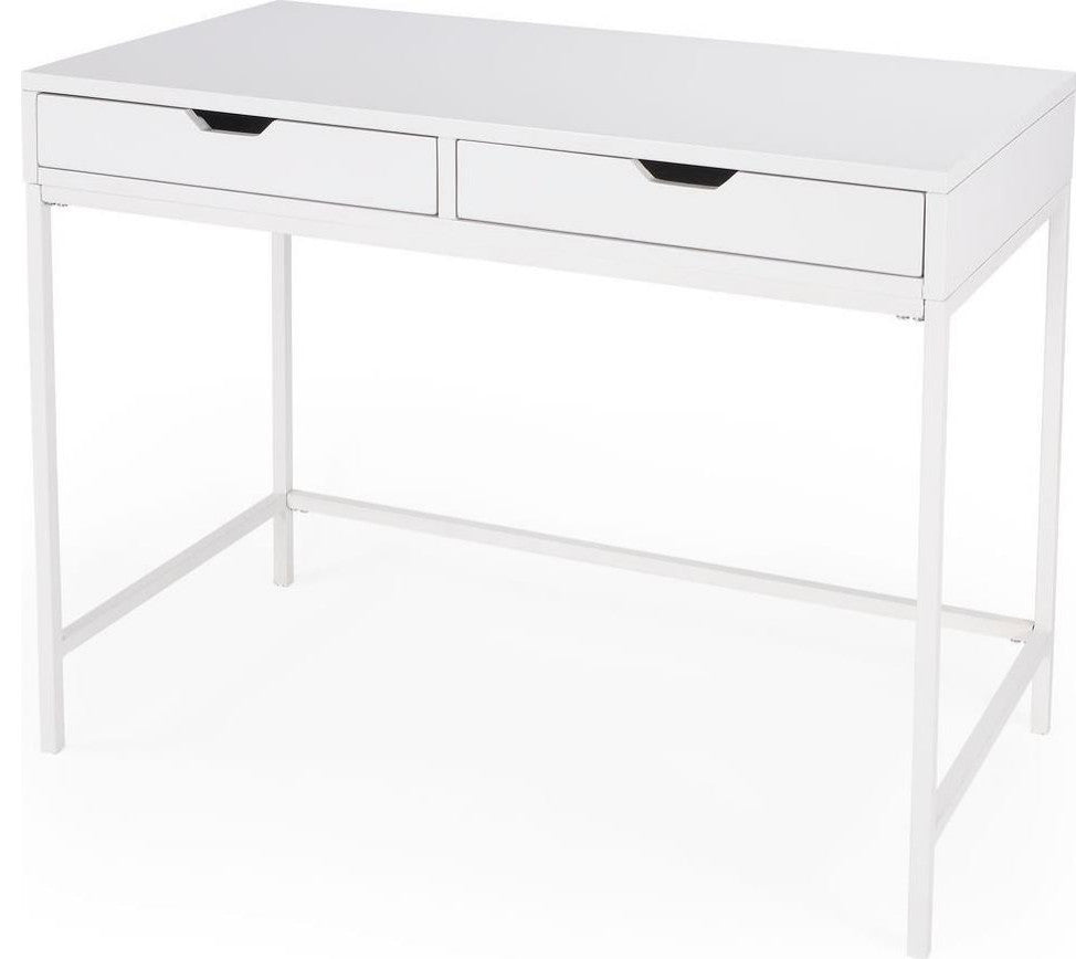 Contemporary White Desk For Home Office