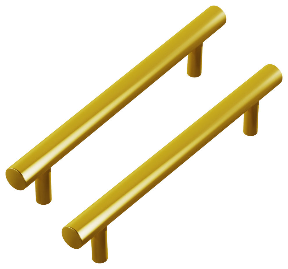 Dowell Series 3001 Handles, 160mm/6.3" CTC, Brushed Brass/Golden, 10-Pack