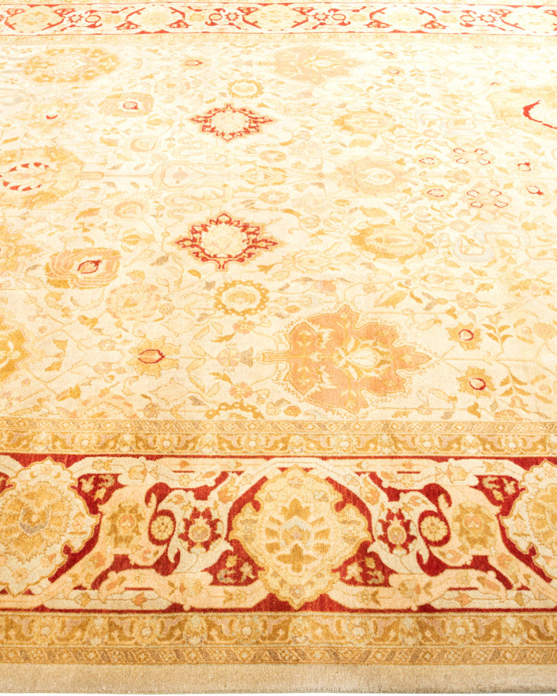Mogul, One-of-a-Kind Hand-Knotted Area Rug Ivory, 8' 3" x 9' 10"