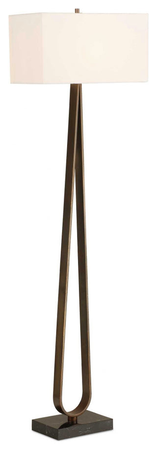 Uttermost Galloway Minimalist Bronze Floor Lamp