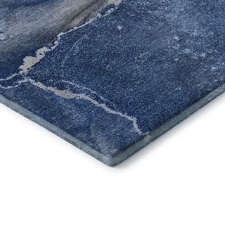 Premium Machine Washable Mayfield AMF524 Navy 5' x 7'6" Rug