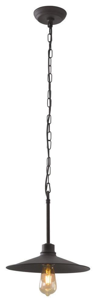 .-     Clayton 1-Lt Pendant - Dark Coffee