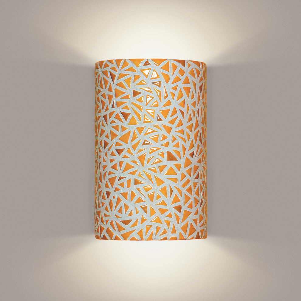 Impact Wall Sconce Cobalt Blue, Sunflower Yellow