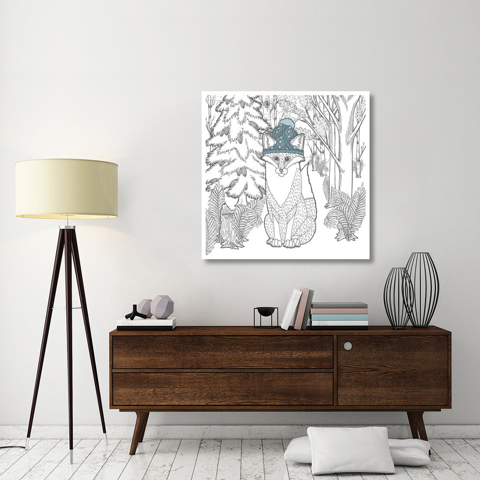 "Color the Forest Color IV" Digital Paper Print by Elyse DeNeige, 42"x42"