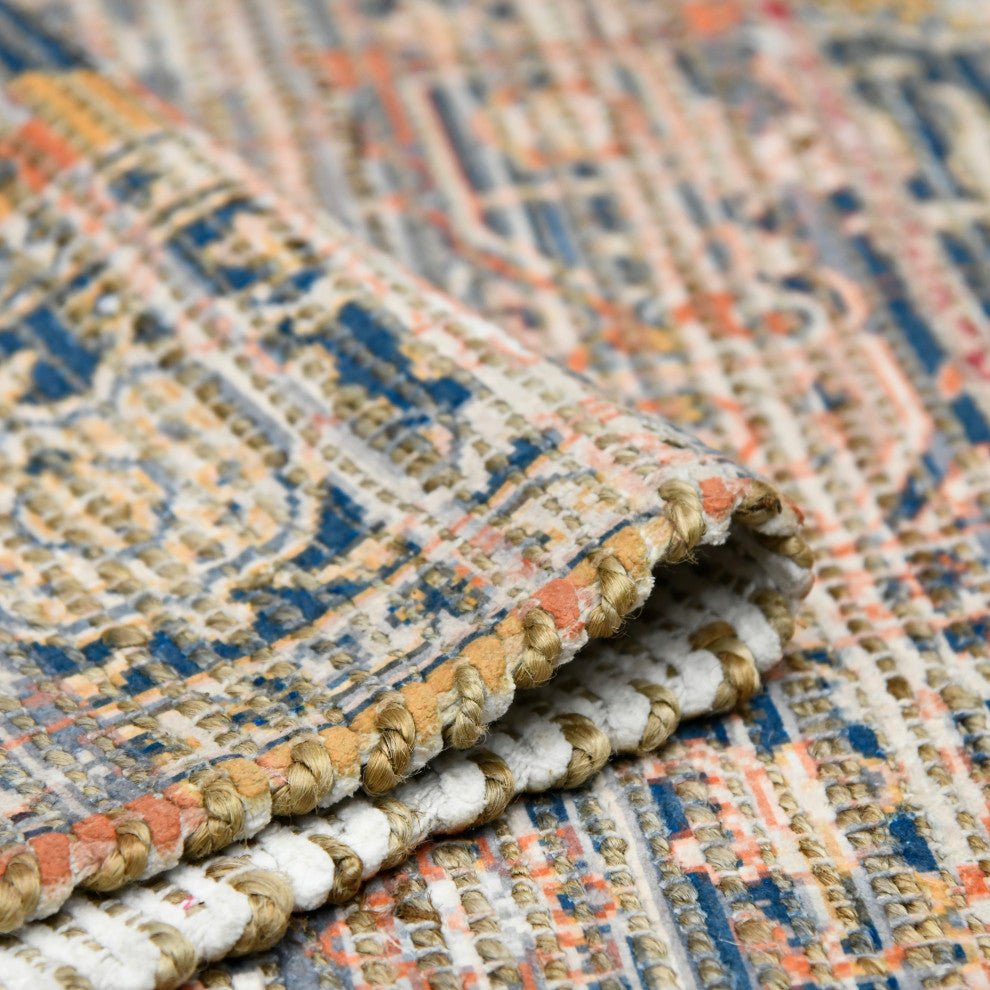 Prairie Leawood Area Rug, Pink, 2' x 3', Oriental