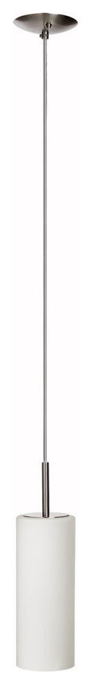 Freya 1-Light Glass Pendant, White