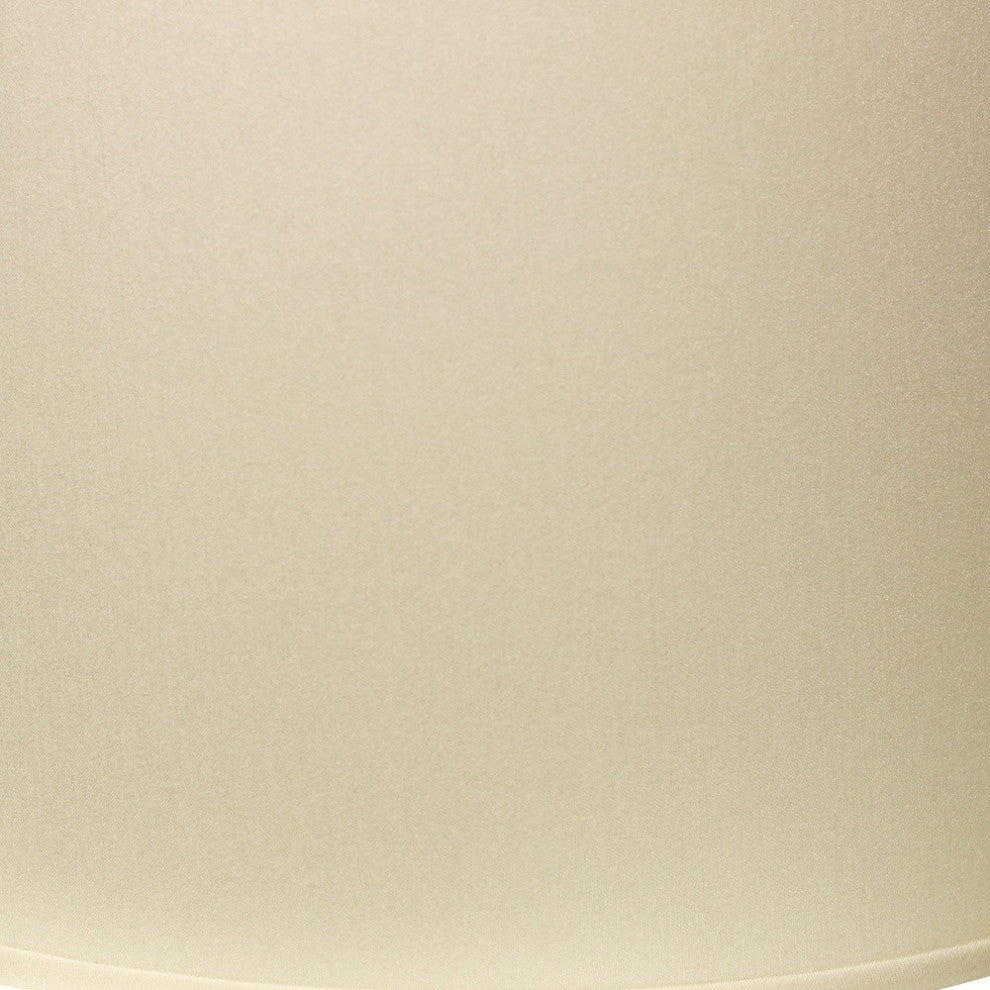 18" Ivory Throwback Drum No Slub Lampshade
