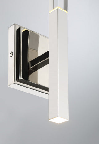 Benicio 2-Light Vanity, Polished Nickel