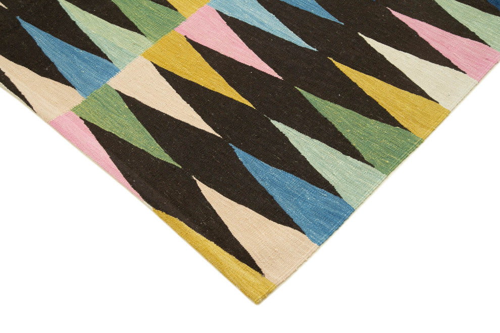 Rug N Carpet - Hand-knotted Turkish 5' 10'' x 8' 2'' Unique Wool Kilim Rug