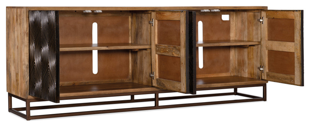 Swirl Door Entertainment Console