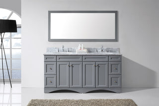 Talisa 72" Double Bathroom Vanity Set, Gray