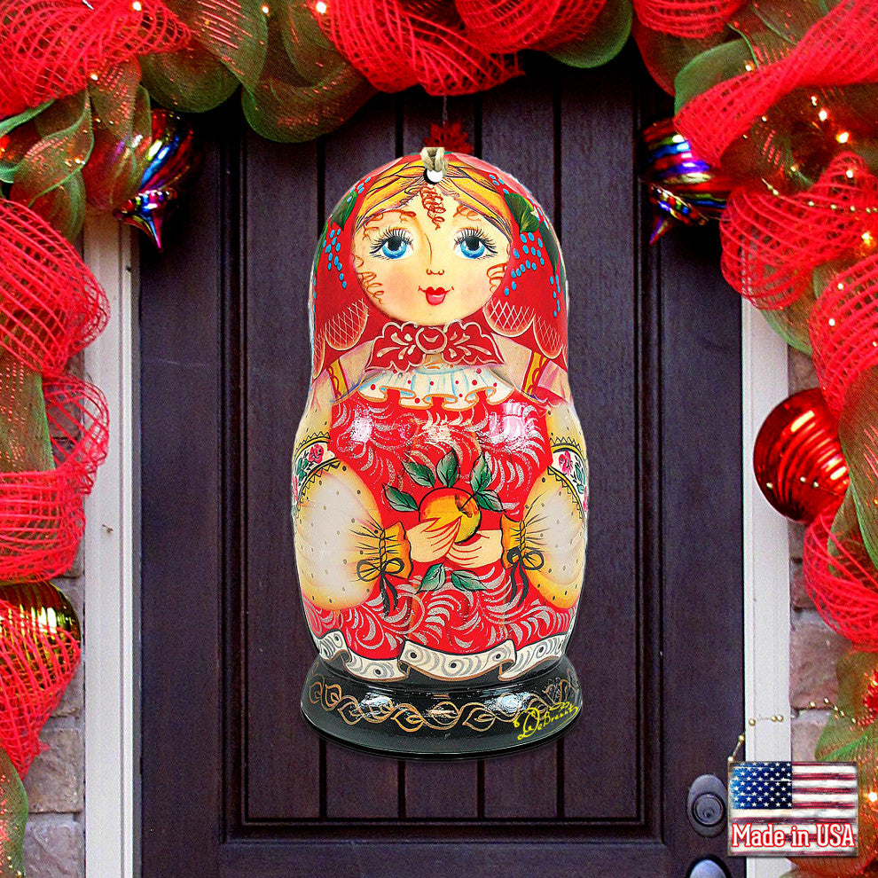 Nesting Doll Matreshkas Door Hanger