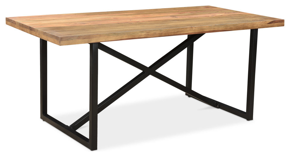 Raven Sheesham Wood Dining Table 60"
