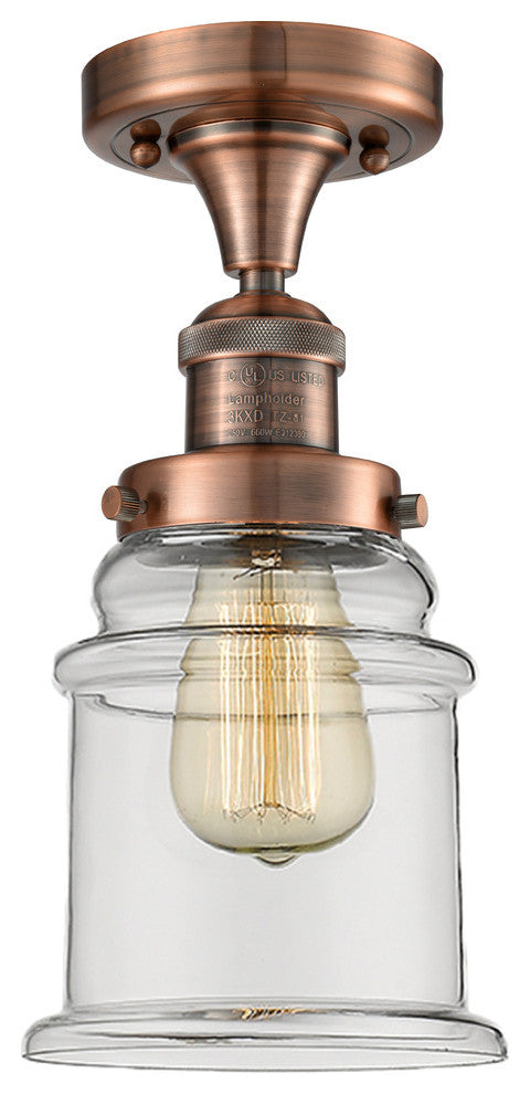 Innovations Lighting 517-1Ch-Ac-G182 1 Light Semi-Flush Mount