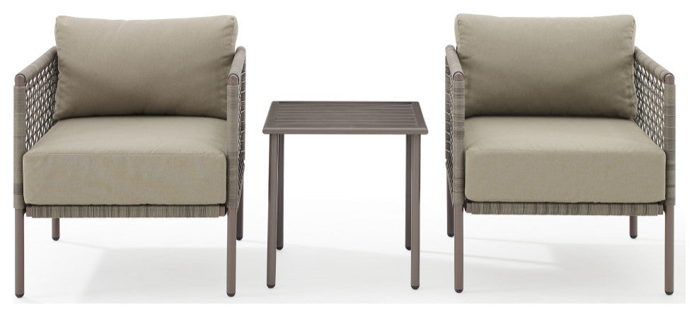Cali Bay 3Pc Wicker Outdoor Chair Set