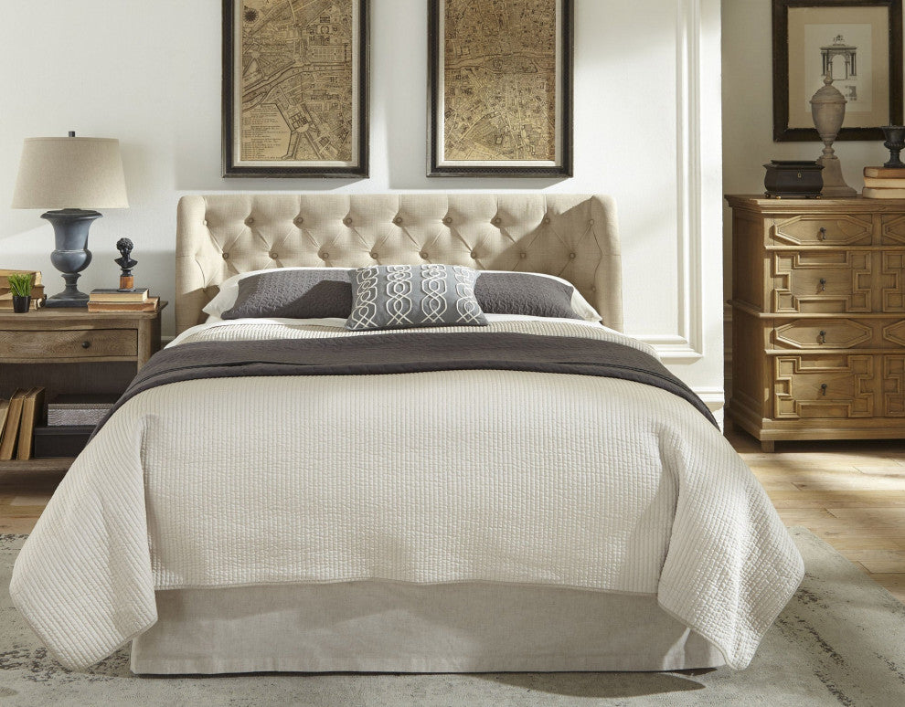 Modus Geneva Full Levi Headboard Bed, Toast