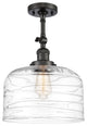 INNOVATIONS 201F-OB-G713-L-LED 1-Light Semi-Flush Mount Oil Rubbed Bronze