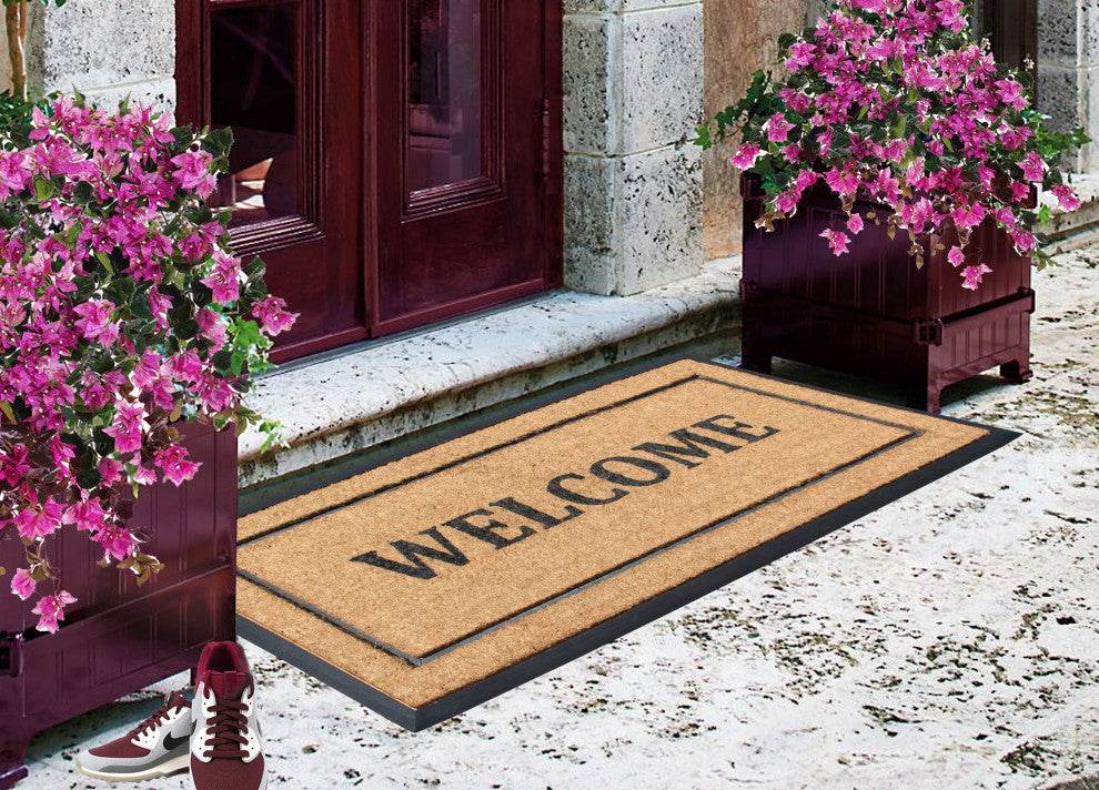 A1HC Entrance Door Mats, 24"� x 48"�, Durable Large Welcome Heavy Duty