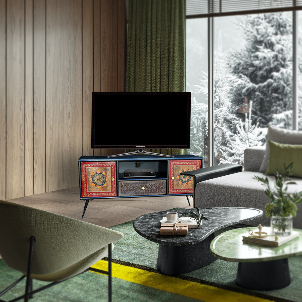 Madagascar Mango Wood Media Center