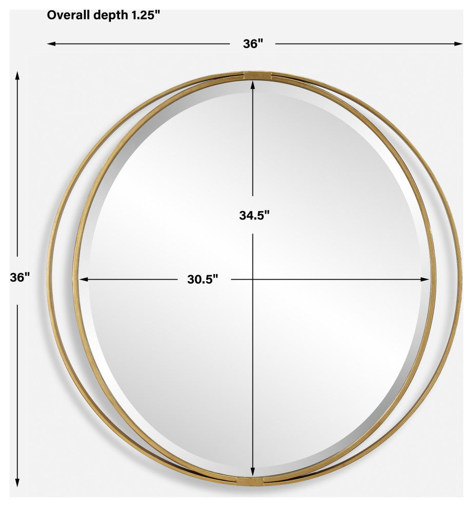 Uttermost Rhodes Gold Mirror
