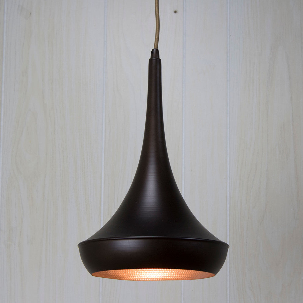 0-028243>1-Light Pendant Oiled Bronze