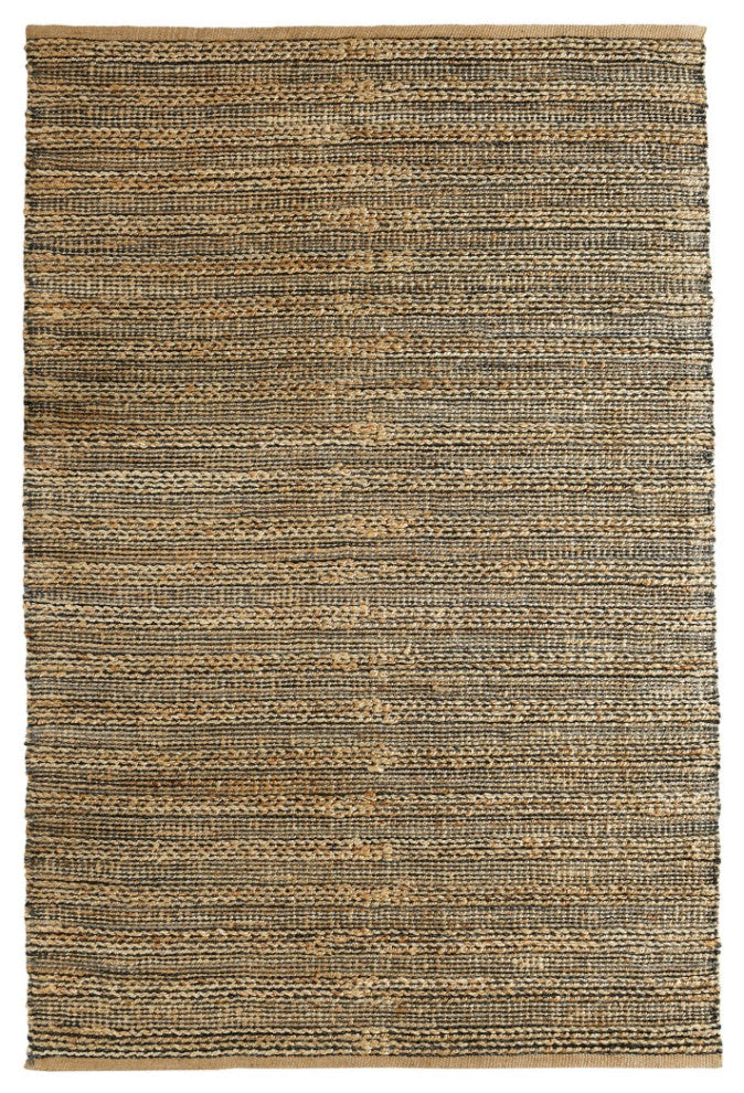 5' X 8' Natural Dhurrie Hand Woven Area Rug