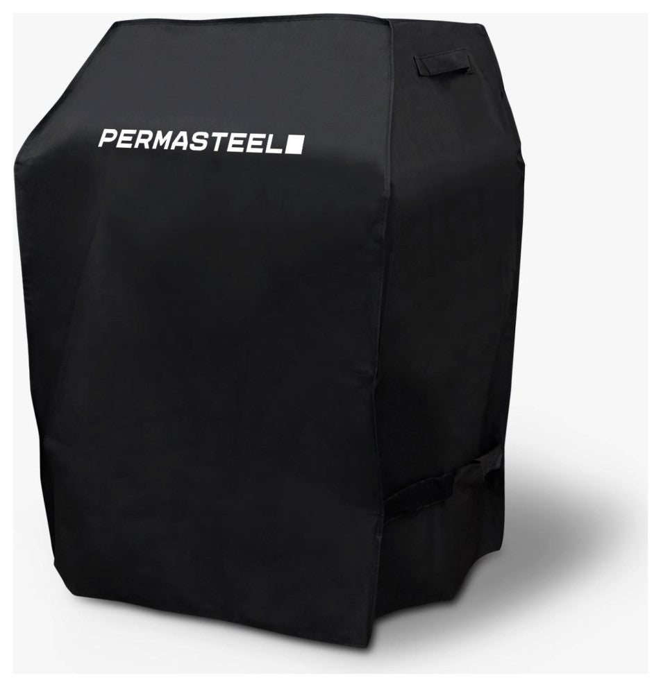 Permasteel Grill Cover for 2 or 3 Burner Grills in Black