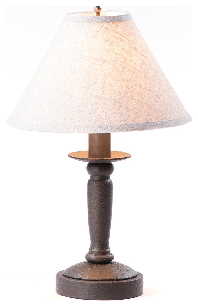 Butcher Lamp in Americana Black with Shade