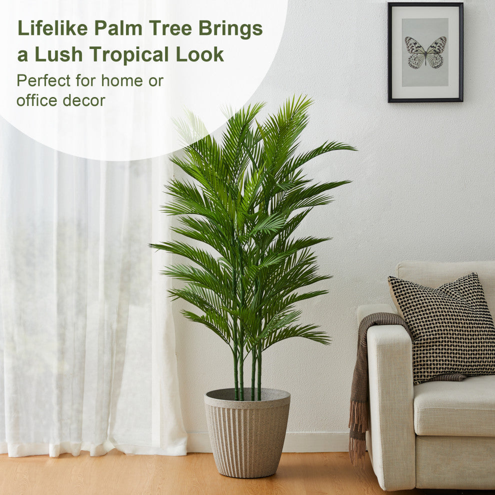 5'' Faux Palm Tree in Pot