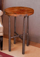 Cameron Accent Table With 18" Round Copper Top