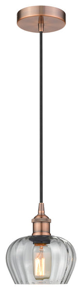 Innovations 616-1P-AC-G92 1-Light Mini Pendant, Antique Copper