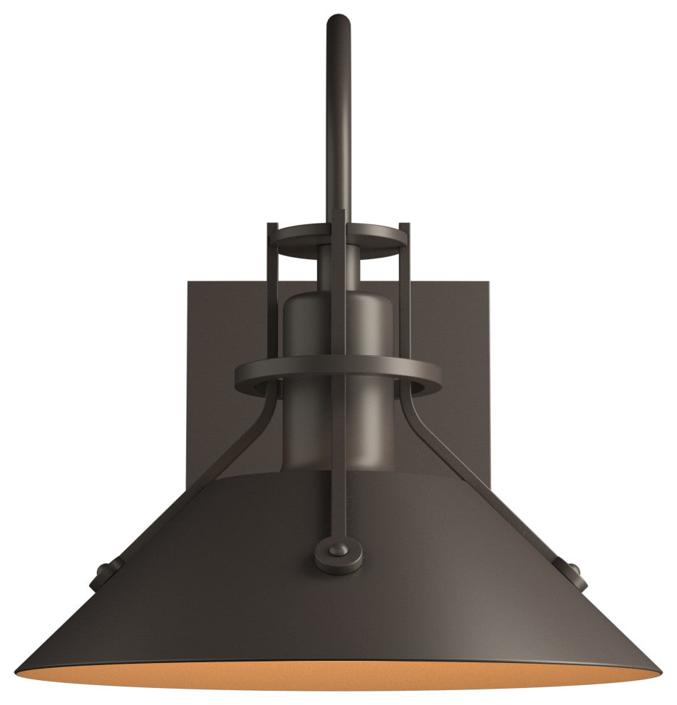 Henry Small Dark Sky Friendly Outdoor Sconce, Coastal Dark Smoke Finish