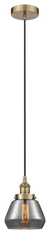 Innovations 616-1PH-AB-G173 1-Light Mini Pendant, Antique Brass