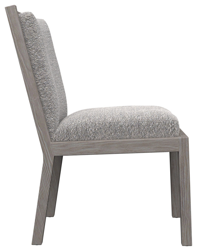 Bernhardt Trianon Ladderback Side Chair, Gris Finish