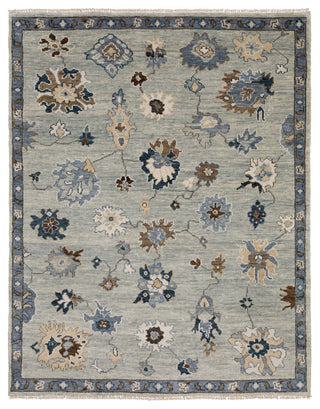Oriental Weavers Majorca MAJ06 Floral Rug, Blue, 6'x9'