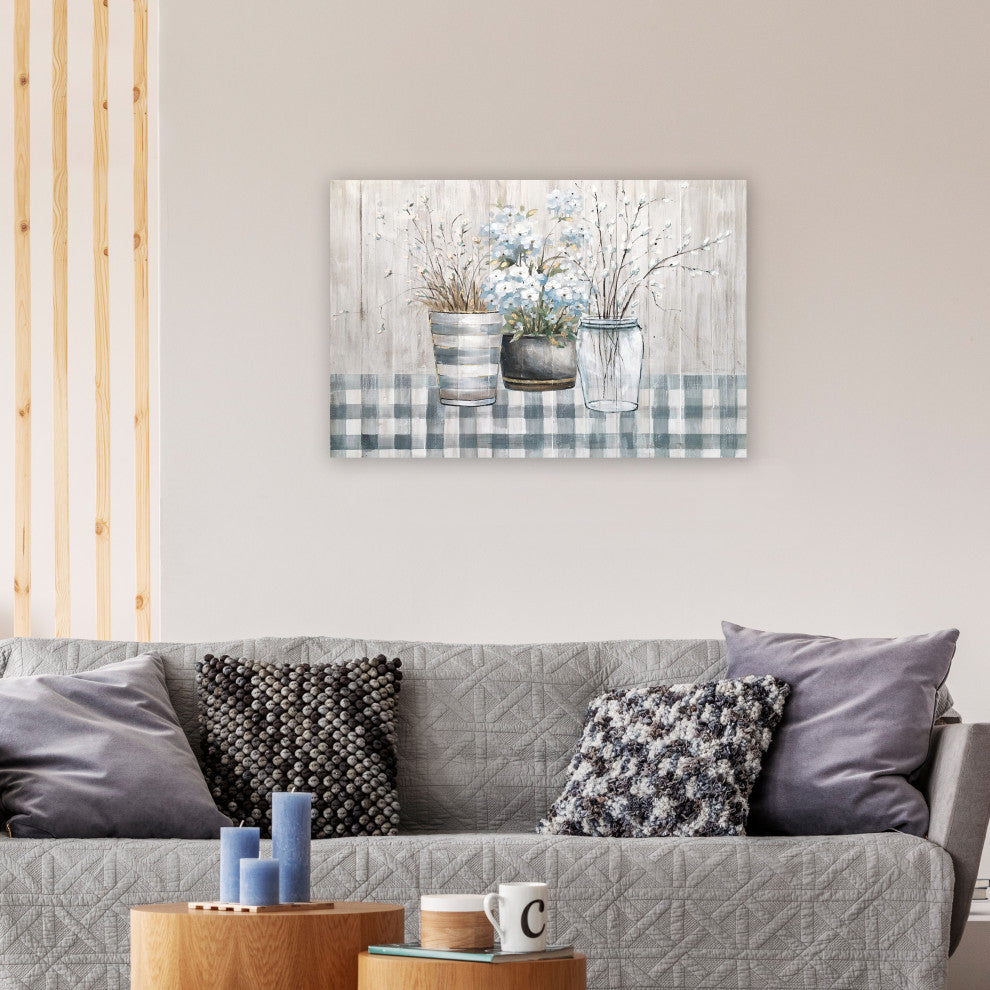 Classical Bonsai Oil Painting Print on Wrapped Canvas, 24x36