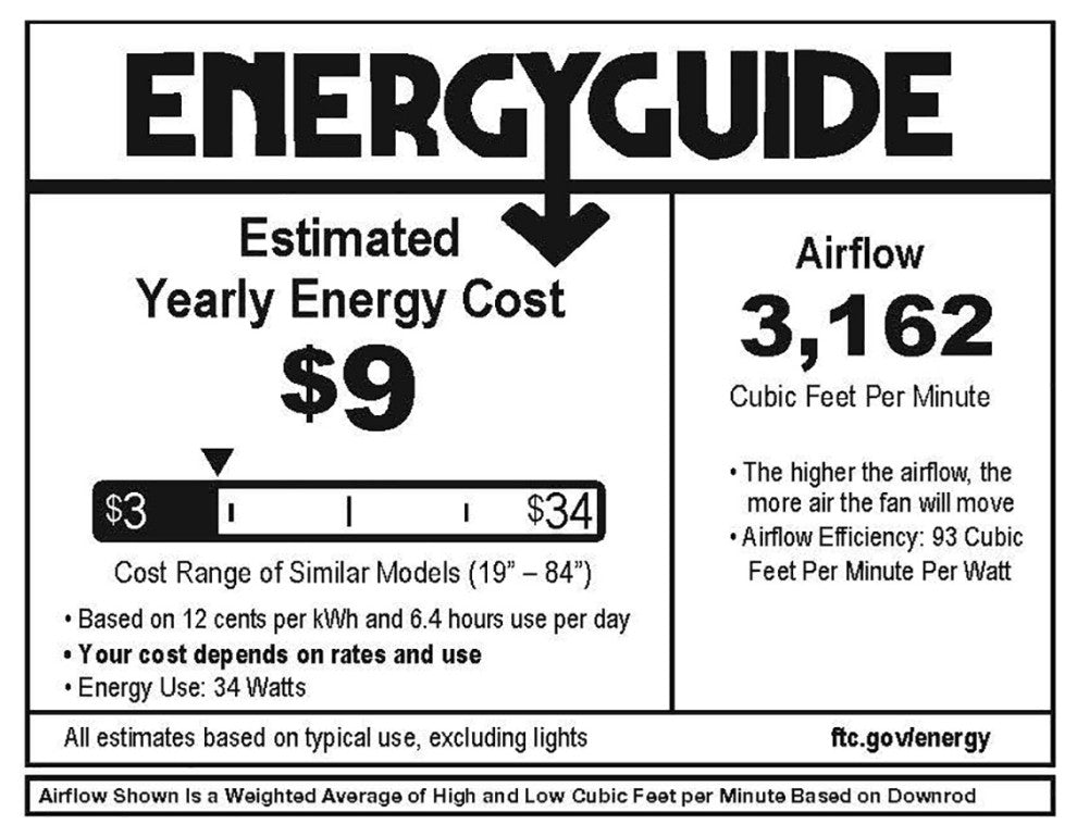 Hinkley Afton 52" Integrated LED Indoor Ceiling Fan, Matte Black