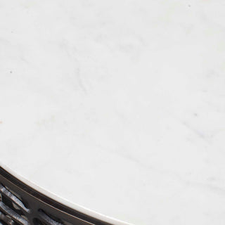 Uttermost Sabena White Marble Outdoor Coffee Table