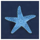 "Cyanotype Sea III" Digital Paper Print by Sue Schlabach, 26"x26"