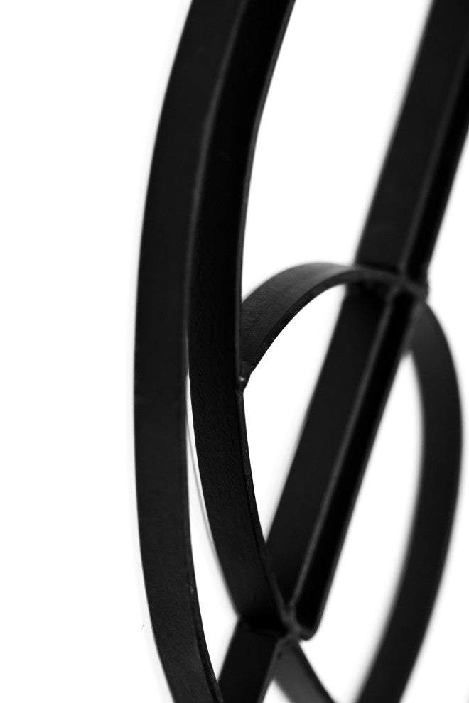 Metal Bicycle Rider Wall Decor and Sculpture