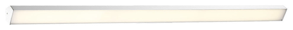 Revel 50" LED Bathroom Vanity & Wall Light 3000K, Brushed Aluminum