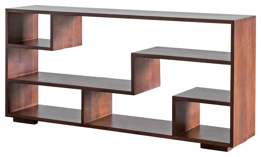 Zen Book Case, Long, Classic Walnut