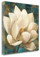 "Magnolia Blossom Turquoise" By Albena Hristova, Giclee on Gallery Wrap Canvas