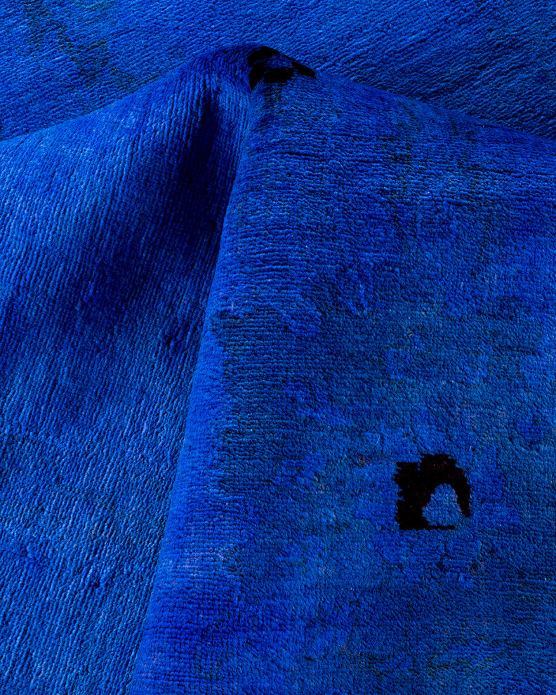 Vibrance, One-of-a-Kind Handmade Area Rug Blue, 15'4"x12'1"