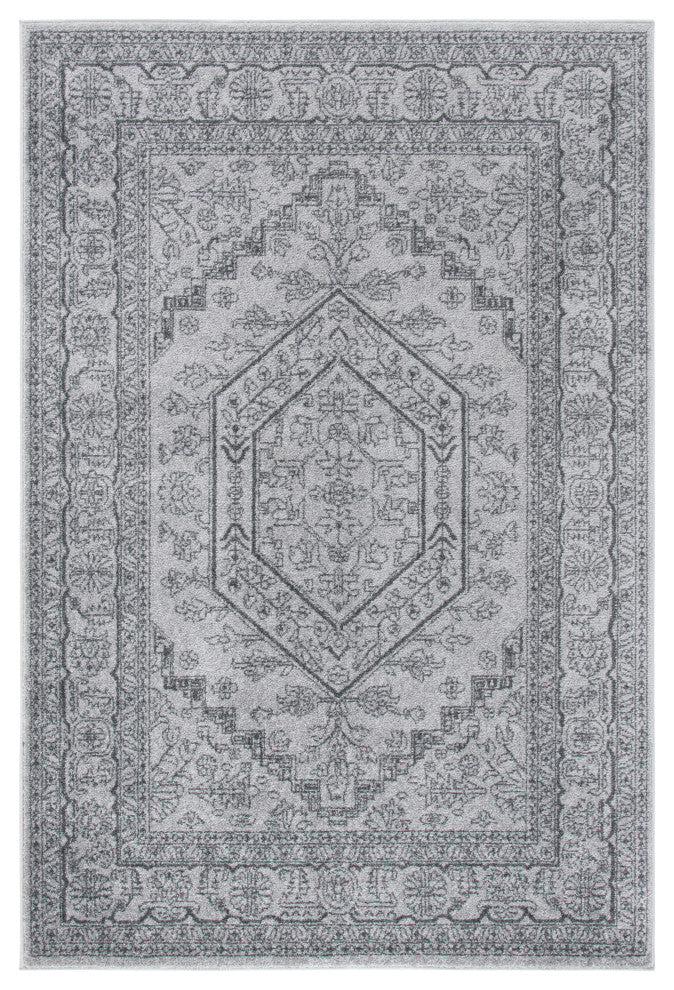 Safavieh Adirondack Collection, ADR108 Rug, Light Grey/Dark Grey, 4'x6'