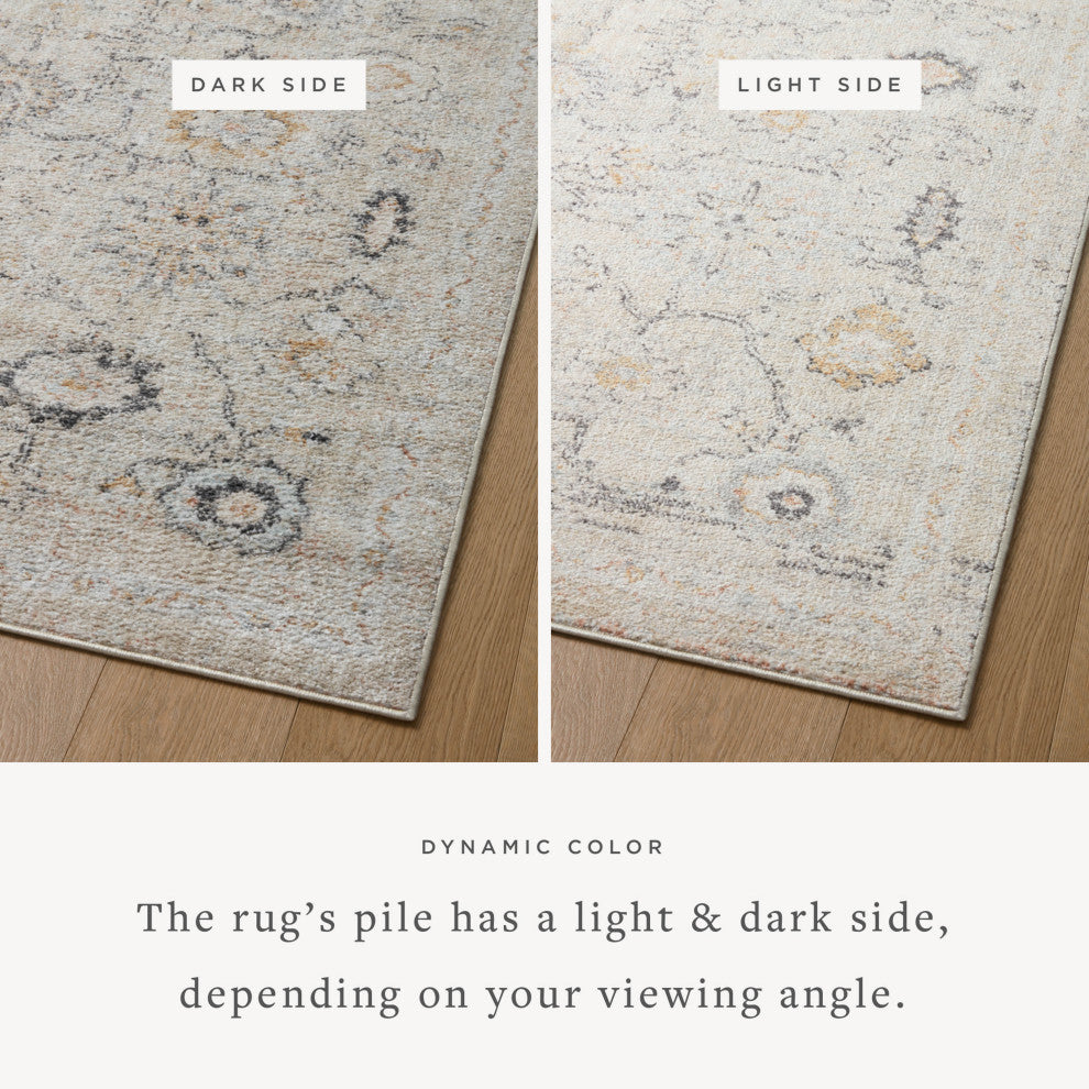 Loloi II Monroe Natural / Multi 5'-3" x 7'-9" Area Rug