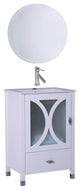 Dorina Single-Sink Vanity, 24", Light Gray